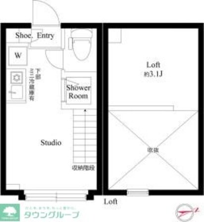 ハーモニーテラス高井戸西の物件間取画像